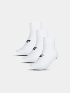 Pánske casual ponožky nad členok (3-pack) - biele #9018919