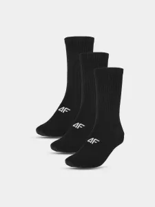 Pánske casual ponožky nad členok (3-pack) - čierne #8976561