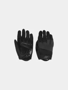 Unisex cyklistické rukavice s gélovými výstelkami - čierne #9412047