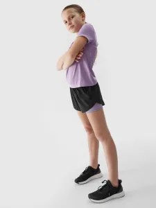 4F Girls' Sports Quick-Drying Shorts - Black #9571271