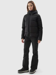 Dámska lyžiarska zatepľovacia bunda s membránou 5000 - čierna