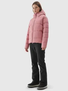 Dámska lyžiarska zatepľovacia bunda s membránou 5000 - púdrovo ružová