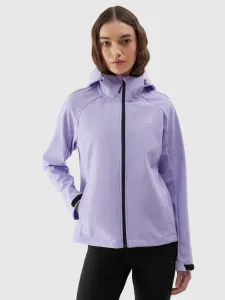 Dámska vetruodolná softshellová bunda s membránou 5000 - svetlofialová