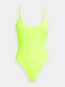 Jednodielne plavky 4F zelená farba, mäkké košíky