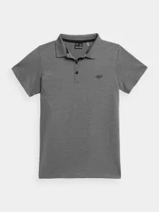 Dámske regular polo tričko - šedé #7762429
