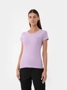 Tričko 4F dámsky, fialová farba, s golierom