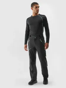 Pánske nepremokavé skitourové nohavice s membránou Dermizax 20000 - čierne
