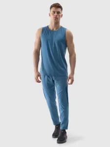 Pánske rýchloschnúce tréningové nohavice - modré #9019069
