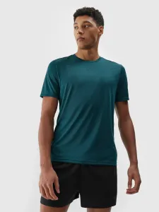 Pánske rýchloschnúce bežecké tričko - morské zelené