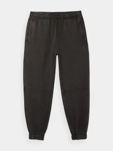 Pánske teplákové nohavice typu jogger - čierne #9068040
