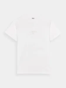 Pánske regular tričko s potlačou - biele #9540667