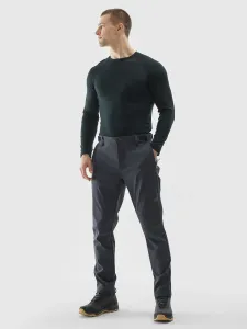 Pánske softshellové trekingové nohavice s membránou 5000 - čierne