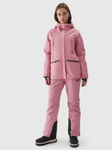 Dámska lyžiarska bunda s membránou 10000 - púdrovo ružová