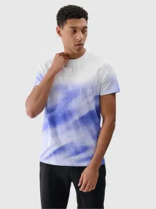 Pánske regular tričko s potlačou - kobaltovomodré