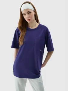 Unisex oversize tričko bez potlače - tmavomodré