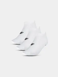 Pánske tréningové ponožky pred členok (3-pack) - biele