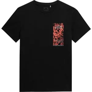 4F MEN´S T-SHIRT Pánske tričko, čierna, veľkosť XL