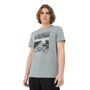 4F MEN´S T-SHIRT Pánske tričko, sivá, veľkosť L #6344061
