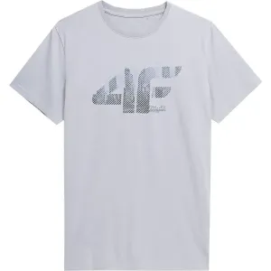 4F MEN´S T-SHIRT Pánske tričko, sivá, veľkosť XXL