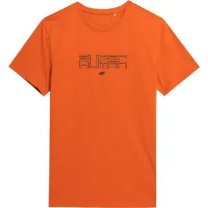 4F T-SHIRT Pánske tričko, oranžová, veľkosť XXL