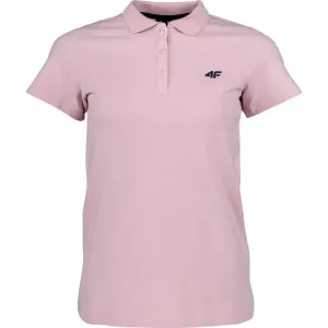 4F WOMEN´S T-SHIRT Dámske polo tričko, ružová, veľkosť #9411122