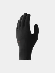 4F GLOVES CAS UNI Unisex pletené rukavice, čierna, veľkosť #412256
