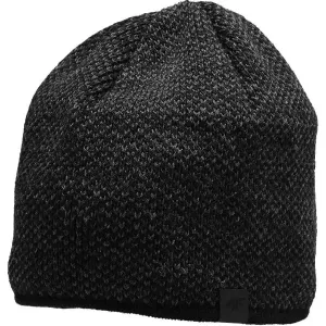 4F WINTER CAP Pánska zimná čiapka, čierna, veľkosť L #466241