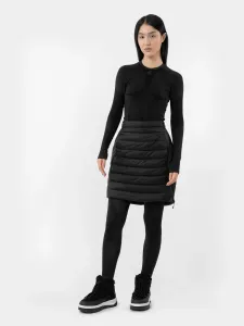 4F Dámska zimná sukňa H4Z22-SPUD001 Deep Black XS