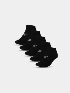 Women's Casual Ankle Socks (5pack) 4F - Black