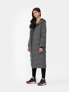 4F Dámsky zimný kabát H4Z22-KUDP012 Middle Grey M