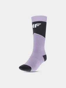 Dievčenské lyžiarske ponožky - fialové #8153286