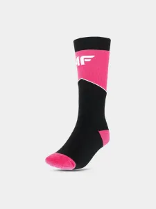 Dievčenské lyžiarske ponožky - fuksiové #8153288