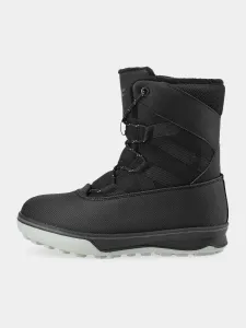 Dievčenské zateplené topánky do snehu - čierne