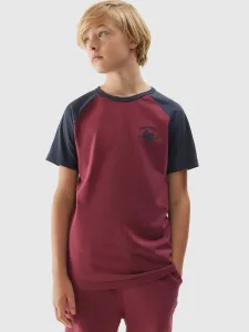 Chlapčenské tričko s potlačou - bordové