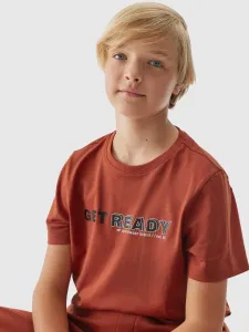 Chlapčenské tričko s potlačou - bordové