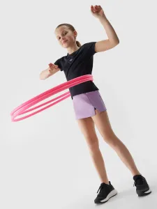 Dievčenská športová sukňa 2-v-1 - fialová