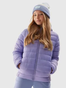Dievčenská zatepľovacia bunda so syntetickou výplňou