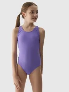 Dievčenské jednodielne plavky - fialové