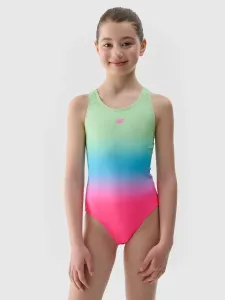 Dievčenské jednodielne plavky - viacfarebné