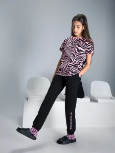 Dievčenské teplákové nohavice typu jogger #7950302