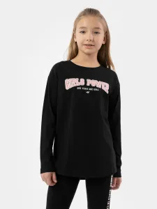 Dievčenské tričko s dlhým rukávom a potlačou #7949032