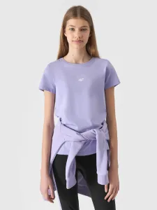 Dievčenské tričko z organickej bavlny - svetlo fialová