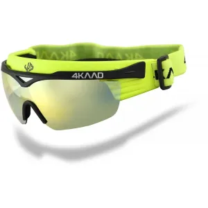 4KAAD SNOWEAGLE Slnečné okuliare na bežecké lyžovanie, žltá, veľkosť
