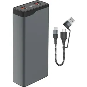4smarts Power Bank VoltHub Pro 26800mAh 22,5 W with Quick Charge, PD gunmetal Select Edition