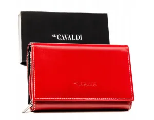 Veľká dámska peňaženka vyrobená z prírodnej kože— 4U Cavaldi #9182590