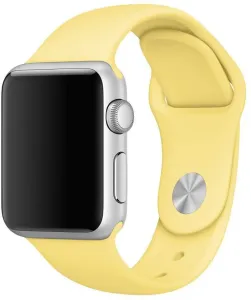 4wrist Silikónový remienok na Apple Watch – Žltá 42/44/45/49 mm – S/M