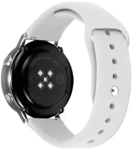 4wrist Silikónový remienok na Samsung Galaxy Watch – White 22 mm