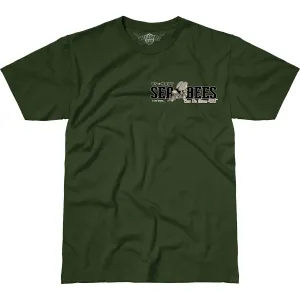 Pánske tričko 7.62 Design® US Navy Seabees - zelené (Veľkosť: S)