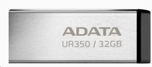 ADATA Flash Disk 64GB UR350, USB 3.2 Dash Drive, kov čierna