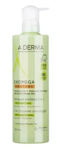A-DERMA Zvláčňujúci umývací gél 2 v 1 pre suchú pokožku so sklonom k atopickému ekzému Exomega Control (Emollient Clean sing Gel) 500 ml